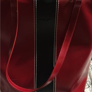 Kate Spade Cherry Red and Ebony Tote